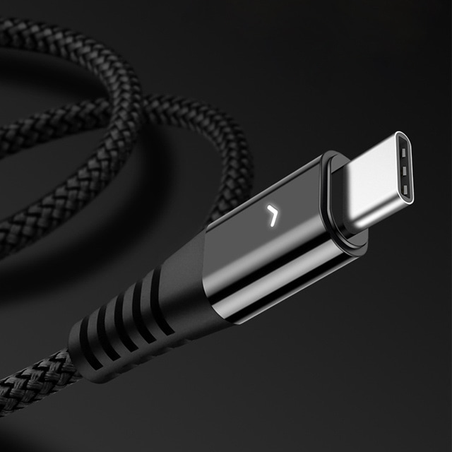 뷰씨 C타입 USB LED 고속충전 케이블 1.2M아이폰x 케이스, 애플워치밴드, 아이패드 케이스 필름 추천  